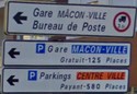 Follow the train station Mâcon-Ville